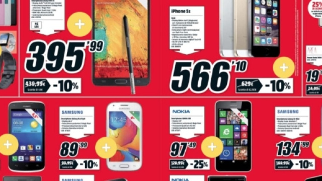 Volantini Mediaworld e Unieuro: promozioni online.