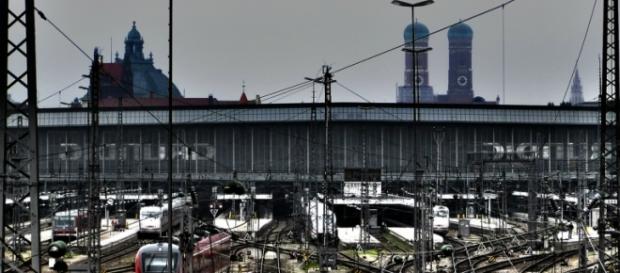 La stazione principale di Monaco di Baviera. La stazione principale di Monaco di Baviera.