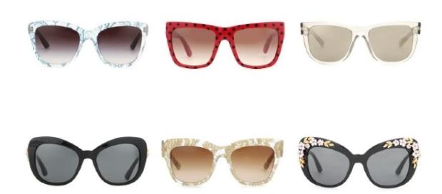 Lunettes de soleil à montures colorées et motifs Lunettes de soleil à montures colorées et motifs