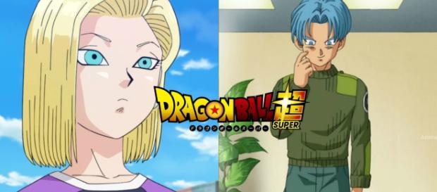Trunks y la androide numero 18 Trunks y la androide numero 18