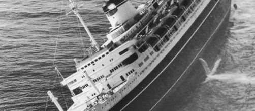 Andrea Doria dopo essere stata speronata