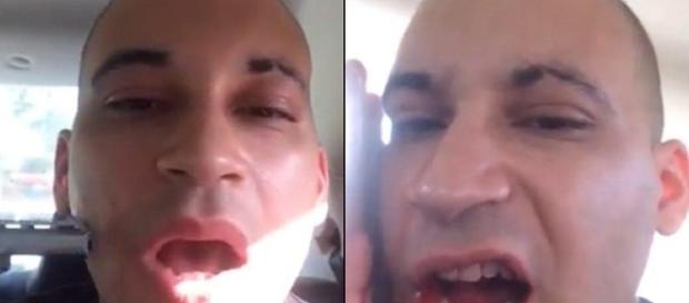 Após publicar as imagens no Facebook, cantor recebeu muitas críticas por parte dos internautas Após publicar as imagens no Facebook, cantor recebeu muitas críticas por parte dos internautas