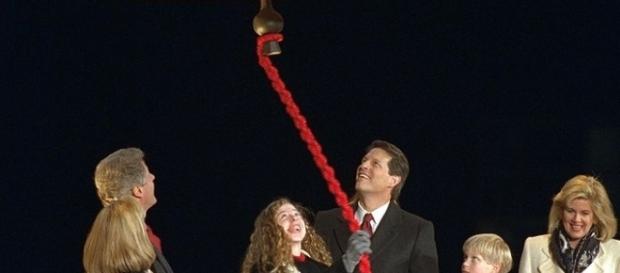 That was then: Clinton and Gores kicking off 1993 inauguration. Smithsonian, https://en.wikipedia.org/wiki/File:1993_Clinton_Inauguration.jpg That was then: Clinton and Gores kicking off 1993 inauguration. Smithsonian, https://en.wikipedia.org/wiki/File:1993_Clinton_Inauguration.jpg