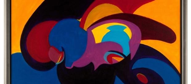 The art of Jessie Banaszak tends to be very colorful and joyful. / Photo via Jessie Banaszak, used with permission. The art of Jessie Banaszak tends to be very colorful and joyful. / Photo via Jessie Banaszak, used with permission.