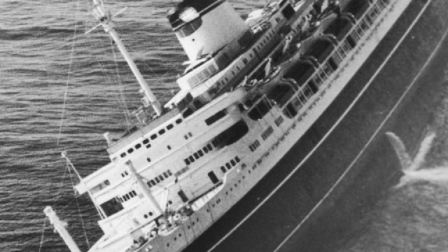 Andrea Doria dopo essere stata speronata