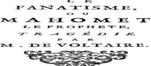 Voltaire, libro su Maometto V - poem "Pixels Europe"