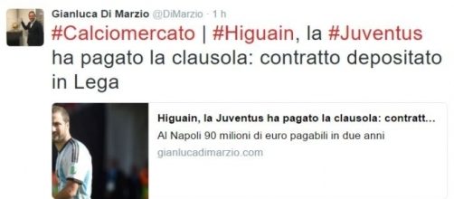 Ultime notizie calciomercato Juventus, martedì 26 luglio 2016: Higuain è ufficiale
