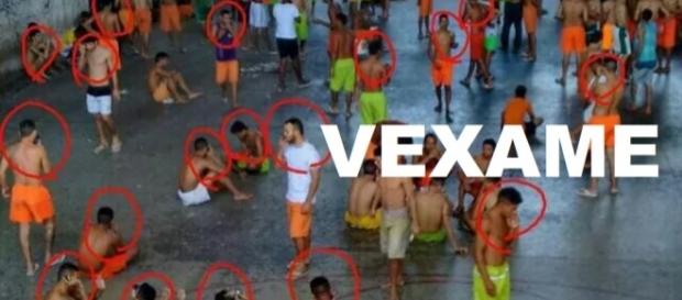 Foto de celulares com presos viraliza Foto de celulares com presos viraliza