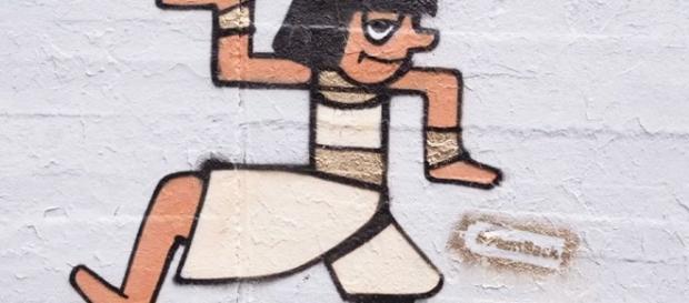 Une croix gammée à la mode égyptienne Une croix gammée à la mode égyptienne