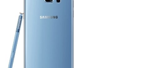 Samsung Galaxy Note7 colore azzurro