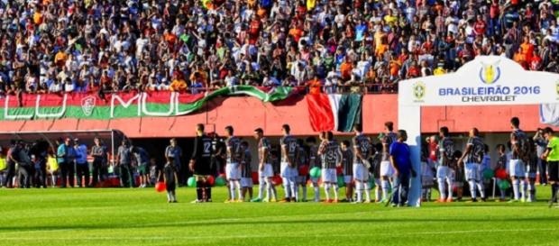 Flu em Édson Passos: depois de domingo, só em setembro (Foto: Explosão Tricolor) Flu em Édson Passos: depois de domingo, só em setembro (Foto: Explosão Tricolor)