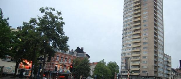 Rue de Bruxelles vide après le double attentats de Mars 2016 en Belgique Rue de Bruxelles vide après le double attentats de Mars 2016 en Belgique