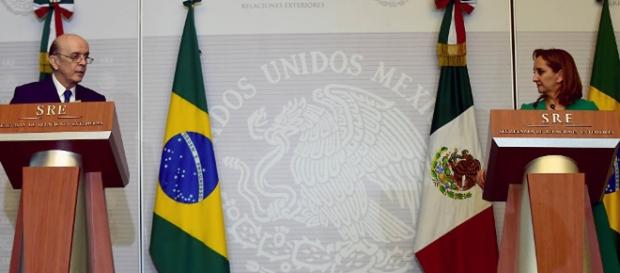 Serra faz comentário infeliz em evento com ministra das Relações Exteriores do México Serra faz comentário infeliz em evento com ministra das Relações Exteriores do México