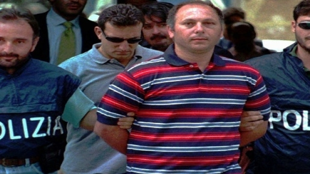 Gaspare Spatuzza nel giorno del suo arresto.