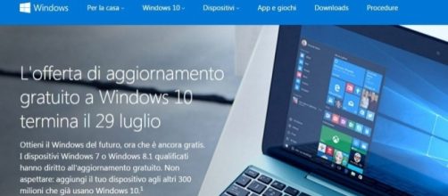 L'aggiornamento gratuito a Windows 10 scade il 29 luglio • TechZilla - techzilla.it