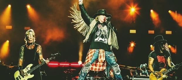 Duff, Axl e Slah (respectivamente) Duff, Axl e Slah (respectivamente)