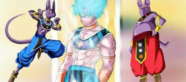 Fan art con Goku como Dios de la destruccion Fan art con Goku como Dios de la destruccion