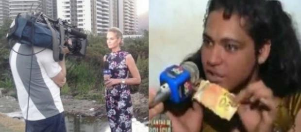 Jornalistas foram atacados por travestis (Reprodução/Internet) Jornalistas foram atacados por travestis (Reprodução/Internet)