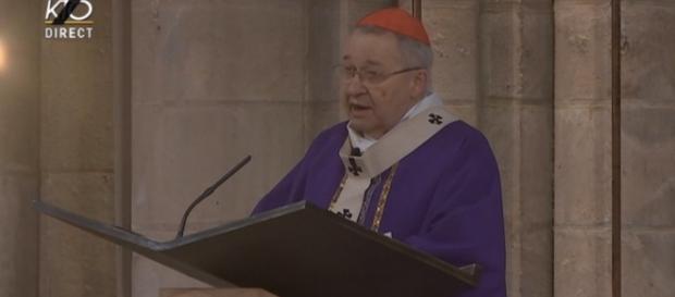 Le cardinal André Vingt-Trois lors de la messe d'hommage au père Jacques Hamel. Le cardinal André Vingt-Trois lors de la messe d'hommage au père Jacques Hamel.