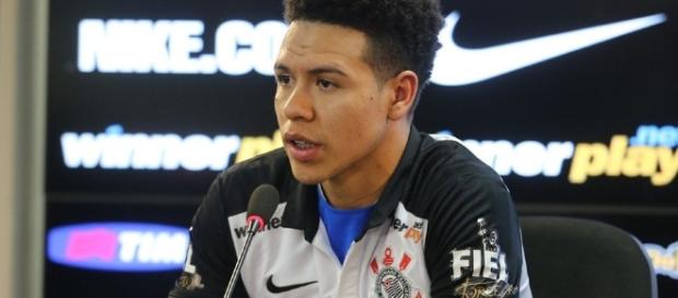 Marquinhos Gabriel, atacante do Corinthians Marquinhos Gabriel, atacante do Corinthians