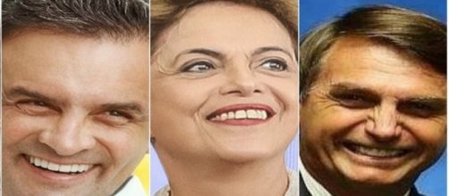 Aécio, Dilma e Bolsonaro estão na lista de políticos mais populares do Facebook