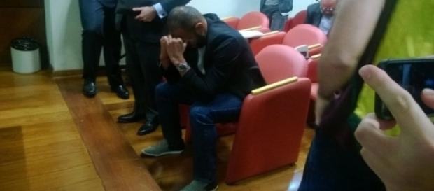 Alecsandro durante julgamento do caso de doping no Tribunal de Justiça Desportiva (Foto: Olga Bagatini) Alecsandro durante julgamento do caso de doping no Tribunal de Justiça Desportiva (Foto: Olga Bagatini)