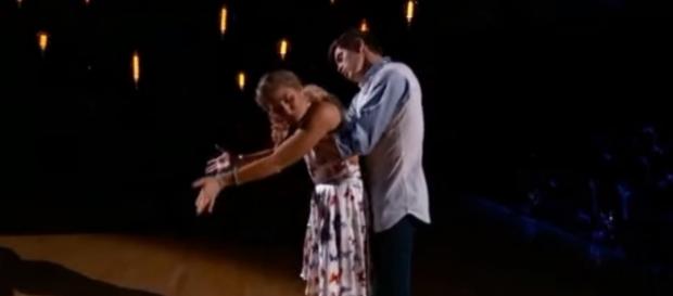 Hayes Grier and Emma Slater perform a contemporary routine on 'Dancing with the Stars.' DWTS/YouTube Hayes Grier and Emma Slater perform a contemporary routine on 'Dancing with the Stars.' DWTS/YouTube