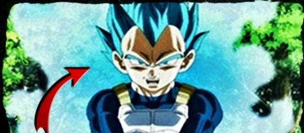 Vegeta le enseña su transformación mas poderosa a Trunks. Vegeta le enseña su transformación mas poderosa a Trunks.