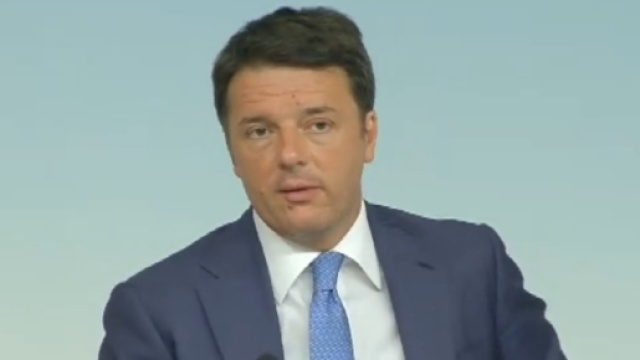 Il presidente del Consiglio, Matteo Renzi