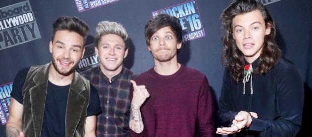 Liam Payne, Niall Horan, Louis Tomlinson y Harry Styles. Liam Payne, Niall Horan, Louis Tomlinson y Harry Styles.