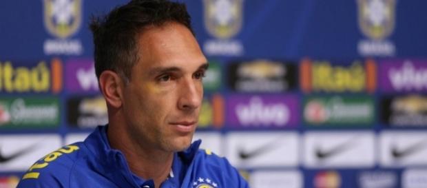 Fernando Prass, goleiro da Seleção Olímpica. Fernando Prass, goleiro da Seleção Olímpica.