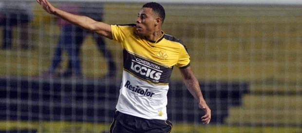 Gustavo, atacante do Criciúma que interessou o Corinthians. (Foto: Divulgação/Criciúma) Gustavo, atacante do Criciúma que interessou o Corinthians. (Foto: Divulgação/Criciúma)