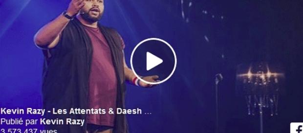 Kévin Razy frôle déjà les 4 millions de vues avec son sketch sur Daesh Kévin Razy frôle déjà les 4 millions de vues avec son sketch sur Daesh
