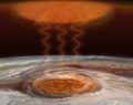 Jupiter´s Great Red Spot is a heat source