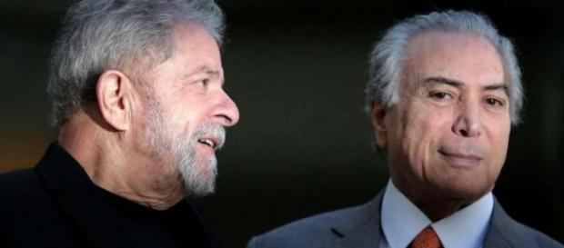 Lula e Michel Temer - Foto/Reprodução Lula e Michel Temer - Foto/Reprodução