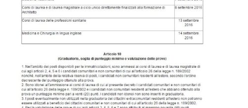 come candidarsi al test pre selettivo medicina 2016