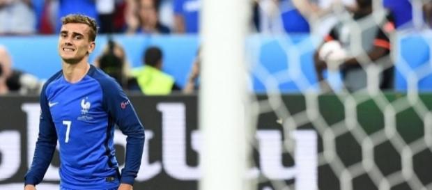 Antoine Griezmann durante el partido ante Portugal. Fuente: Marca Antoine Griezmann durante el partido ante Portugal. Fuente: Marca
