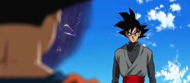 Black Goku contra Goku en el pasado Black Goku contra Goku en el pasado