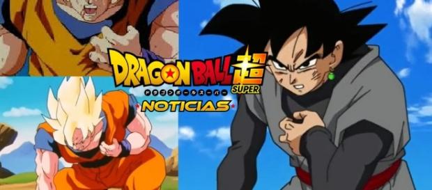 Goku enfermo del corazon y Black Goku enfermo del corazon y Black