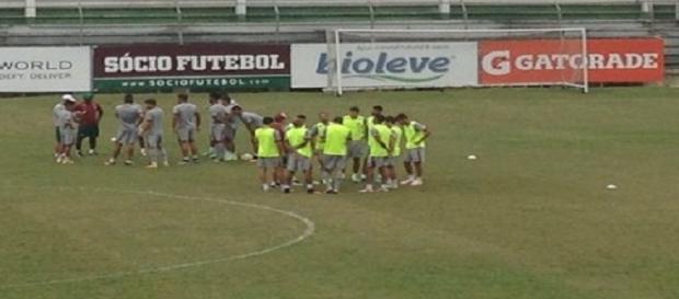 Treino do Fluminense (Foto: Arquivo) Treino do Fluminense (Foto: Arquivo)