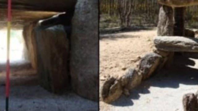 Struttura megalitica scoperta a Carregal do Sal