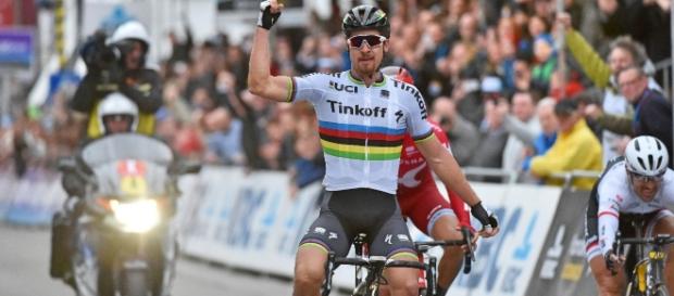 Peter Sagan, líder geral do Tour de France Peter Sagan, líder geral do Tour de France