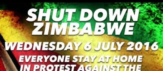 #ThisFlag / image via screencap #shutdownzimbabwe2016, via Twitter #ThisFlag / image via screencap #shutdownzimbabwe2016, via Twitter