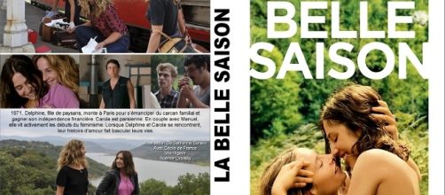 Cartel y varias fotos de 'La belle saison' en su edición francesa de DVD.