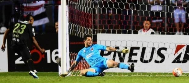 Os dois gols Altético Nacional-COL foram marcados por Borja (Foto: Sergio Barzaghi/Gazeta Press) Os dois gols Altético Nacional-COL foram marcados por Borja (Foto: Sergio Barzaghi/Gazeta Press)