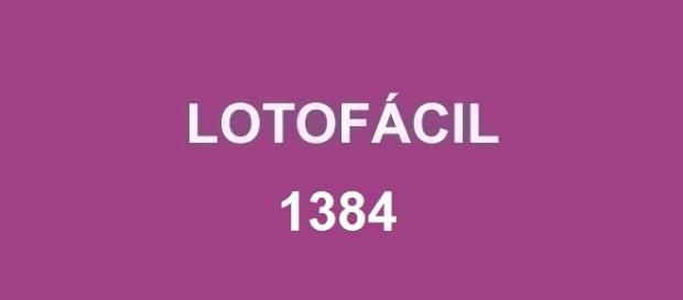 Resultado da Lotofácil 1384 divulgado pela Caixa nessa quarta-feira Resultado da Lotofácil 1384 divulgado pela Caixa nessa quarta-feira