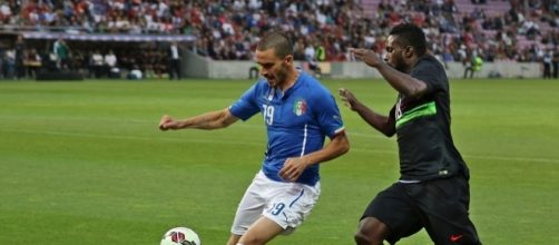Calciomercato Juventus: Bonucci con la maglia della Nazionale