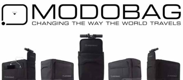 Modobag is the world's first ride-on travel companion (via YouTube/Modobag) Modobag is the world's first ride-on travel companion (via YouTube/Modobag)