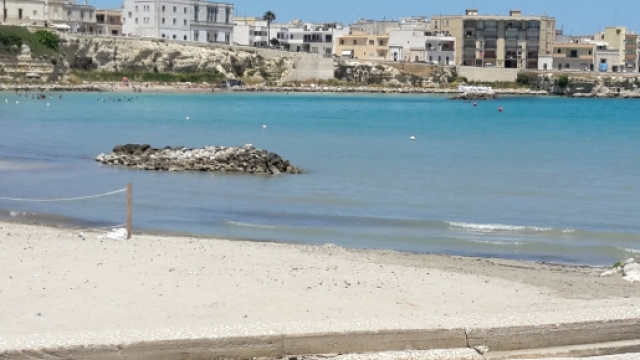 Una foto del bel mare di Otranto.