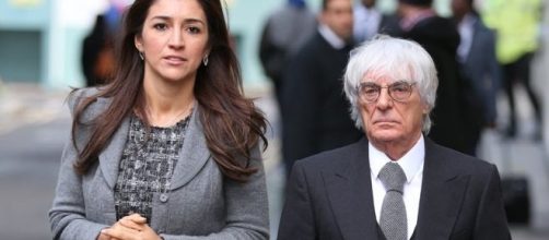 Bernie Ecclestone(85), Il boss della Formula Uno mondiale con la moglie Fabiana Flosi(39)